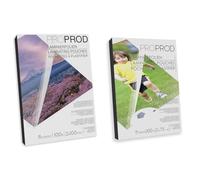 PROPROD Premium Pack de 100 Pochettes de plastification A3 100 microns (2x100) & Premium Pack de 100 Pochettes de plastification A4 75 microns finition brillante Transparent