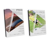 PROPROD Premium Pack de 100 Pochettes de plastification A4 100 microns (2x100) finition brillante & Premium Pack de 100 Pochettes de plastification A4 75 microns finition brillante Transparent