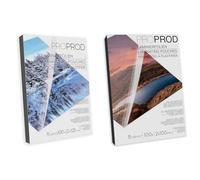 PROPROD Premium Pack de 100 Pochettes de plastification A4 125 microns finition brillante & Premium Pack de 100 Pochettes de plastification A4 100 microns finition brillante