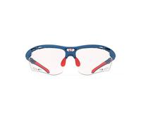 Lunettes Rudy Project Propulse bleu rose avec verres photochromiques ImpactX 2 rouge