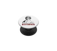 Propulsé par Beethoven Funny Classical Music Composer PopSockets PopGrip Adhésif