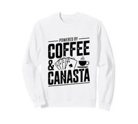 Propulsé par Canasta et Coffee Card Game Canasta Lover Card Sweatshirt