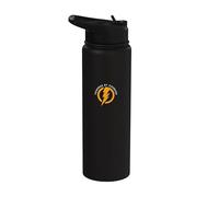 Propulsé par Courage - Un amateur de courage minimaliste et drôle Stainless Steel Insulated Water Bottle