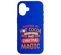 Propulsé par Hot Cocoa, Holiday Music & Christmas Magic Coque pour iPhone 16