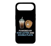 Propulsé par Iced Lattes et Double Plays Baseball Mom Coque pour iPhone Air