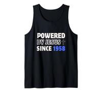 Propulsé par Jésus Depuis 1958, Anniversaire de la Foi chrétienne Débardeur