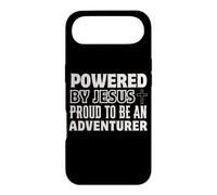 Propulsé par Jésus Fier à l'aventurier Christian Faith Coque pour iPhone Air