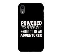 Propulsé par Jésus Fier à l'aventurier Christian Faith Coque pour iPhone XR