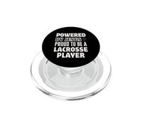 Propulsé par Jésus Fier au Joueur de Crosse Christian Faith PopSockets PopGrip pour MagSafe