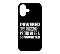 Propulsé par Jésus Fier d'être auteur-compositeur chrétien Coque pour iPhone 17