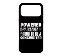 Propulsé par Jésus Fier d'être auteur-compositeur chrétien Coque pour iPhone 17 Pro Max