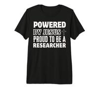 Propulsé par Jésus Fier d'être chercheur chrétien T-Shirt Haut de Gamme