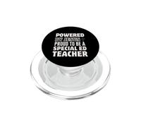 Propulsé par Jesus Fier d'être Christian, Enseignant spécialisé en éducation PopSockets PopGrip pour MagSafe