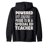 Propulsé par Jesus Fier d'être Christian, Enseignant spécialisé en éducation Sweat à Capuche