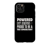 Propulsé par Jésus Fier d'être Consultant Fiscal chrétien Coque pour iPhone 11 Pro