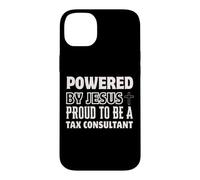Propulsé par Jésus Fier d'être Consultant Fiscal chrétien Coque pour iPhone 14 Plus