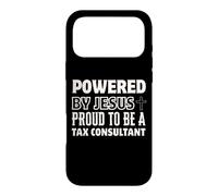 Propulsé par Jésus Fier d'être Consultant Fiscal chrétien Coque pour iPhone 17 Pro Max