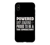 Propulsé par Jésus Fier d'être Consultant Fiscal chrétien Coque pour iPhone XS Max