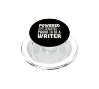 Propulsé par Jésus Fier d'être écrivain chrétien PopSockets PopGrip pour MagSafe