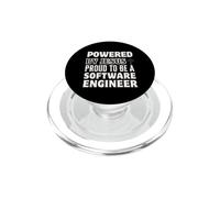 Propulsé par Jésus Fier d'être ingénieur Logiciel chrétien PopSockets PopGrip pour MagSafe