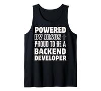 Propulsé par Jésus Fier d'être Le développeur Backend chrétien Débardeur