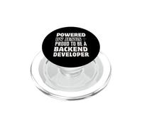Propulsé par Jésus Fier d'être Le développeur Backend chrétien PopSockets PopGrip pour MagSafe