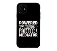 Propulsé par Jésus Fier d'être médiateur chrétien Coque pour iPhone 11