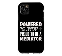 Propulsé par Jésus Fier d'être médiateur chrétien Coque pour iPhone 11 Pro Max