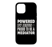 Propulsé par Jésus Fier d'être médiateur chrétien Coque pour iPhone 12/12 Pro