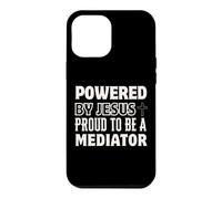 Propulsé par Jésus Fier d'être médiateur chrétien Coque pour iPhone 12 Pro Max