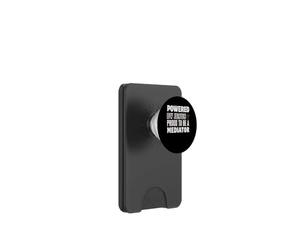 Propulsé par Jésus Fier d'être médiateur chrétien PopSockets PopWallet pour MagSafe