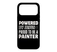 Propulsé par Jésus Fier d'être Peintre chrétien Coque pour iPhone 17 Pro Max