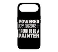 Propulsé par Jésus Fier d'être Peintre chrétien Coque pour iPhone Air