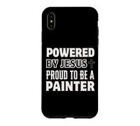 Propulsé par Jésus Fier d'être Peintre chrétien Coque pour iPhone XS Max