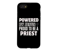 Propulsé par Jésus Fier d'être prêtre chrétien Coque pour iPhone SE (2020) / 7/8