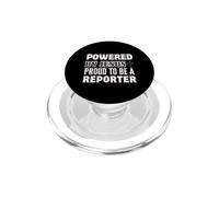 Propulsé par Jésus Fier d'être Reporter chrétien PopSockets PopGrip pour MagSafe