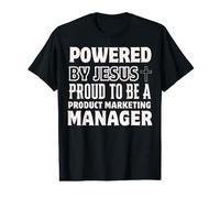 Propulsé par Jésus Fier d'être Responsable du Marketing Produit T-Shirt Graphique avec Valeur