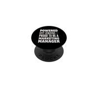 Propulsé par Jésus Fier d'être Responsable Marketing chrétien PopSockets PopGrip Adhésif