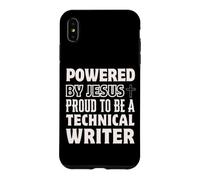 Propulsé par Jésus Fier d'être Un écrivain Technique chrétien Coque pour iPhone XS Max
