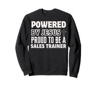 Propulsé par Jésus Fier d'être Un entraîneur de Vente chrétien Sweatshirt