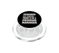 Propulsé par Jésus Fier d'être Un gestionnaire de Programme chrétien PopSockets PopGrip pour MagSafe