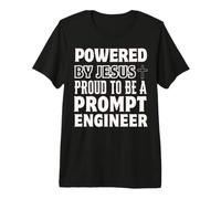 Propulsé par Jésus Fier d'être Un ingénieur chrétien T-Shirt Haut de Gamme