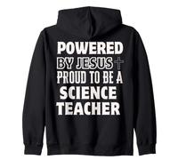Propulsé par Jésus Fier d'être Un Professeur de Sciences chrétien Sweat à Capuche