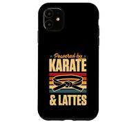 Propulsé par Karate and Lattes Retro Vintage Coffee Love Coque pour iPhone 11