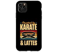 Propulsé par Karate and Lattes Retro Vintage Coffee Love Coque pour iPhone 11 Pro Max