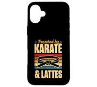 Propulsé par Karate and Lattes Retro Vintage Coffee Love Coque pour iPhone 16 Plus
