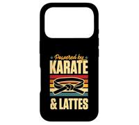 Propulsé par Karate and Lattes Retro Vintage Coffee Love Coque pour iPhone 17 Pro