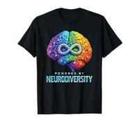 Propulsé par la Sensibilisation à la neurodiversité à l'Autisme et à la santé mentale T-Shirt