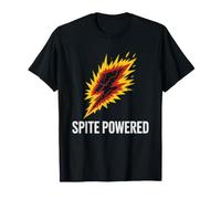 Propulse par Le Depit Humour Noir Fusee du Retro Sarcasme T-Shirt