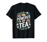 Propulsé par Les Amateurs de thé Delight T-Shirt Graphique avec Valeur